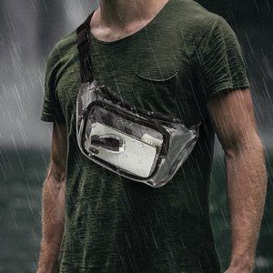2026 Fanny Pack Waterproof Transparent pvc Belt Bag Clear Fanny Pack Waist Bag